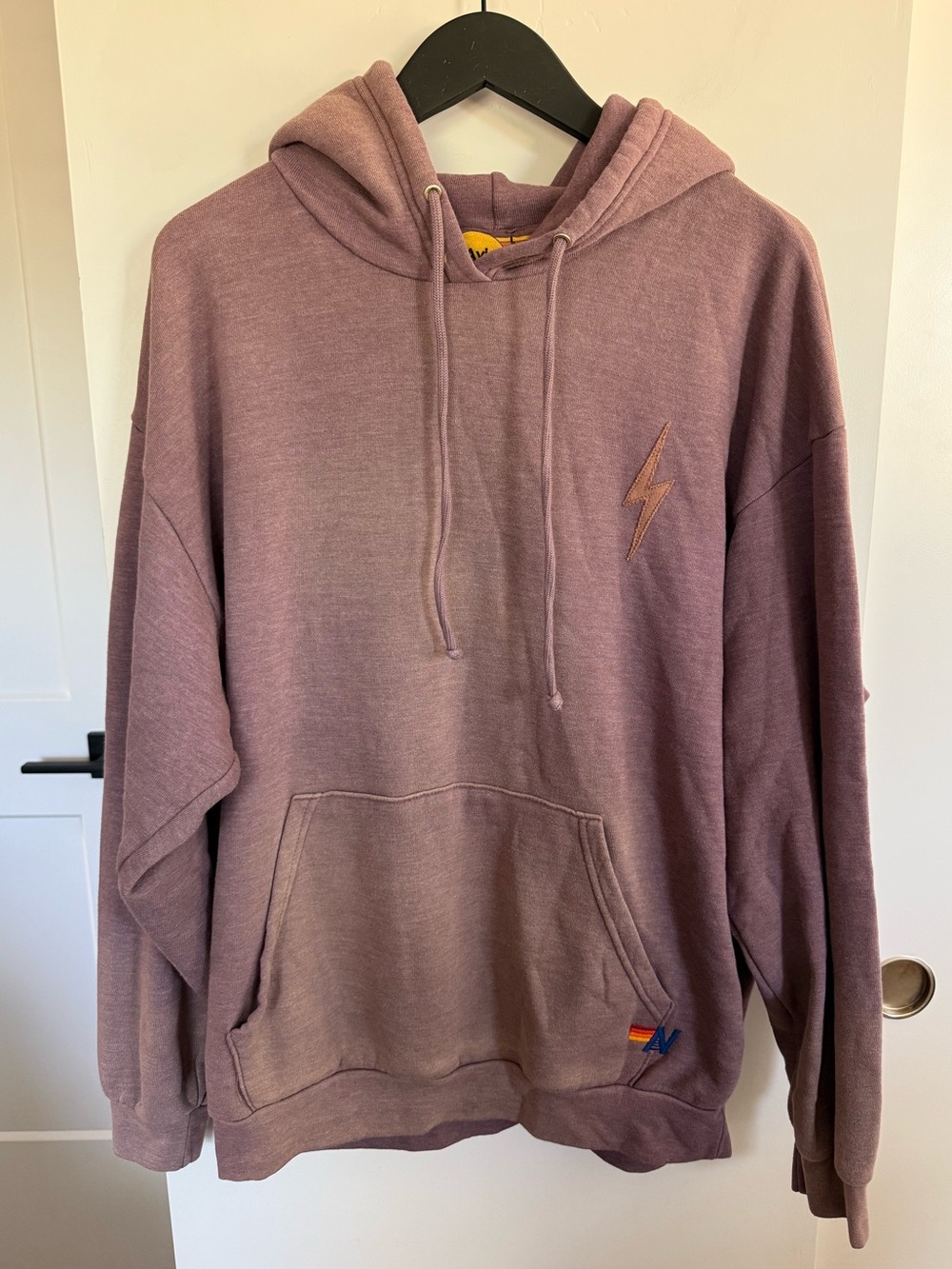 Aviator Nation Bolt Stitch 2 Relaxed Pullover Hoodie Size Large (Unisex)
